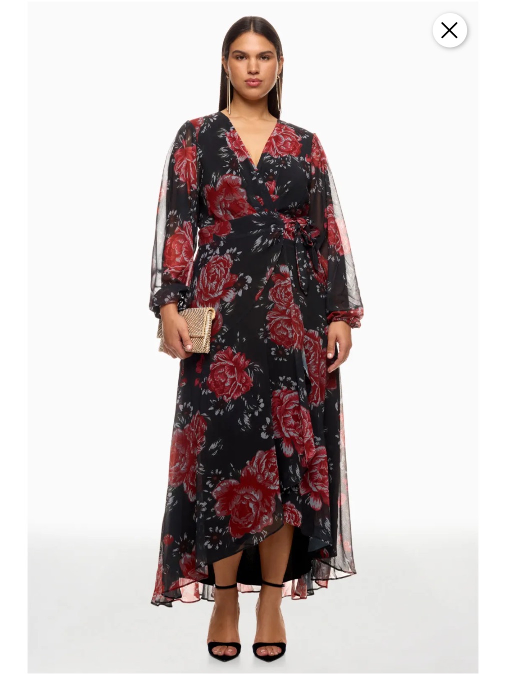 Hutch Floral Bridge Dress, Size: Xl